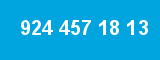 924 457 18 13 924 457 18 13